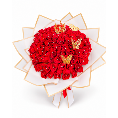 Ramo buchon 100 rosas